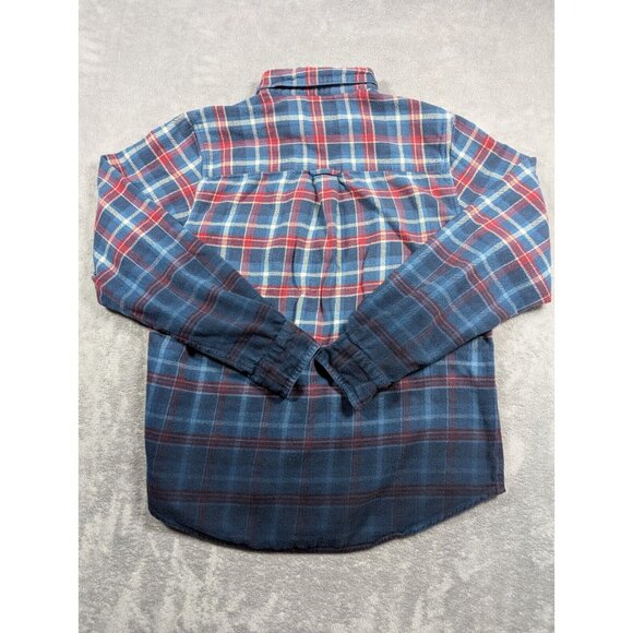 Woolrich Shirt Mens Large Blue Plaid Classic Fit Button Up Outdoor Campcore - Picture 9 of 9